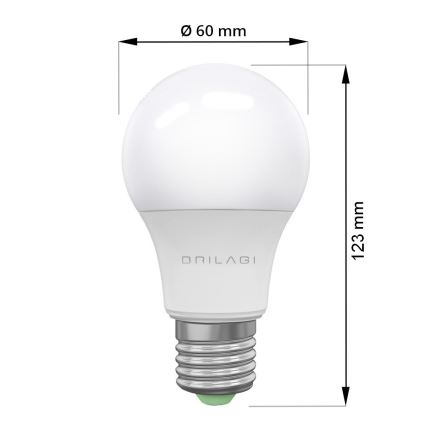 LED Glödlampa  ECOLINE A60 E27/15W/230V 6500K - Brilagi