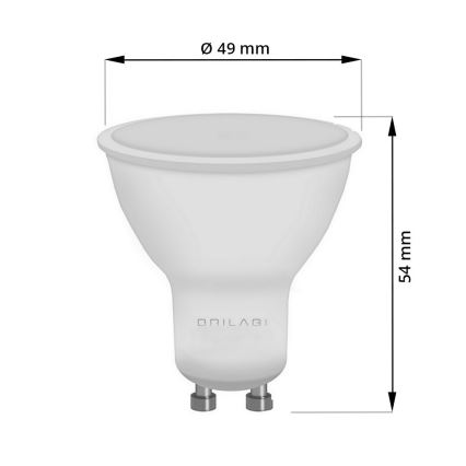LED Glödlampa  ECOLINE GU10/7W/230V 4000K - Brilagi