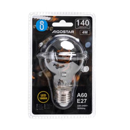 LED glödlampa FILAMENT A60 E27/4W/230V 1800K - Aigostar
