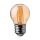LED glödlampa FILAMENT AMBER G45 E27/4W/230V 2200K