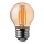 LED glödlampa FILAMENT AMBER G45 E27/4W/230V 2200K