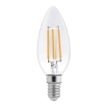 LED glödlampa FILAMENT C35 E14/4W/230V 3000K