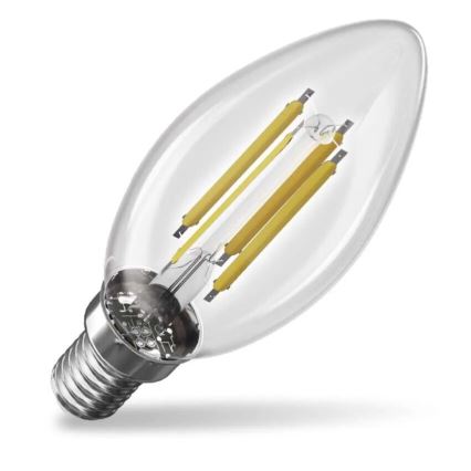 LED glödlampa FILAMENT E14/3,8W/230V 4000K Energiklass A