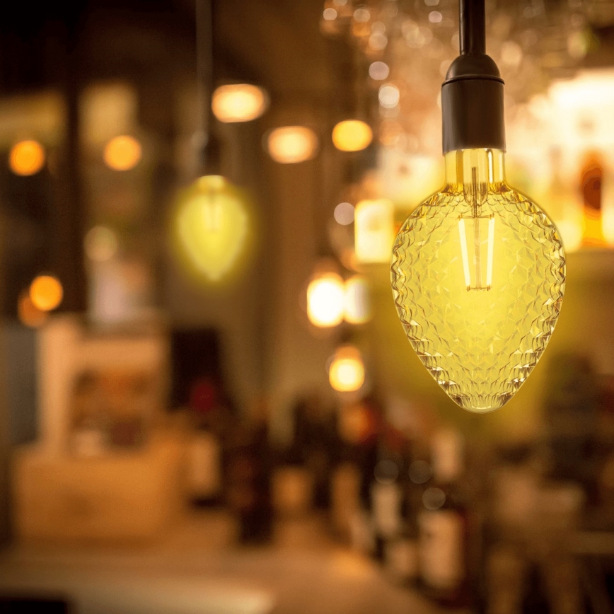 LED glödlampa FILAMENT E27/4W/230V 1800K jordgubbe - Aigostar