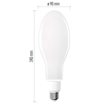 LED glödlampa FILAMENT ED90 E27/36W/230V 6000 lm 4000K