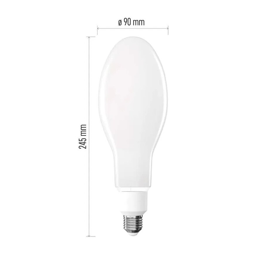LED glödlampa FILAMENT ED90 E27/36W/230V 6000 lm 4000K
