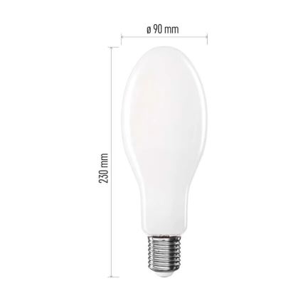 LED glödlampa FILAMENT ED90 E40/36W/230V 4000K 6000 lm