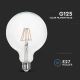 LED glödlampa FILAMENT G125 E27/10W/230V 3000K