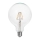 LED glödlampa FILAMENT G125 E27/10W/230V 6400K