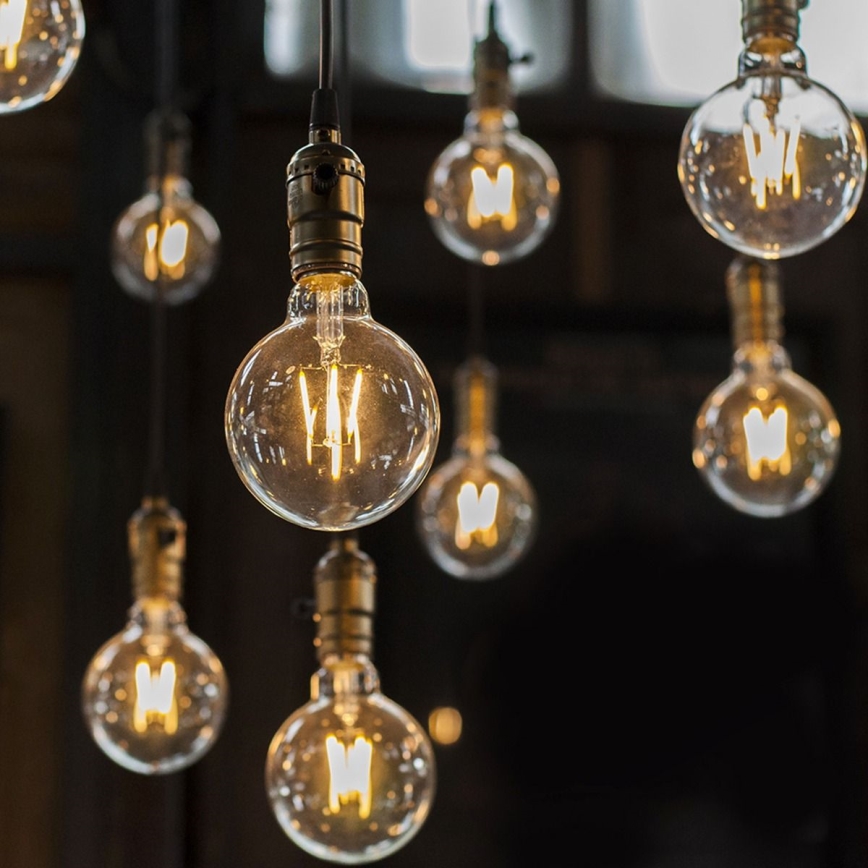 LED glödlampa FILAMENT G125 E27/12W/230V 4000K