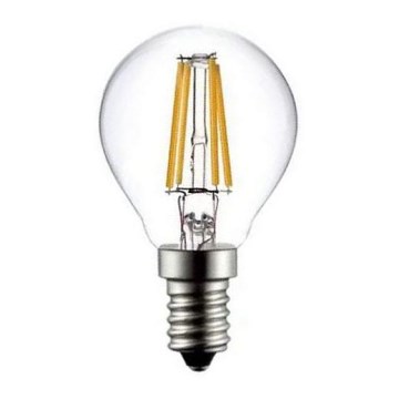 LED glödlampa FILAMENT G45 E14/4W/230V 3000K