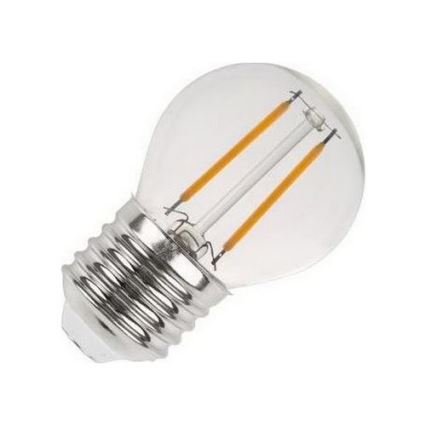 LED glödlampa FILAMENT G45 E27/2W/230V 3000K