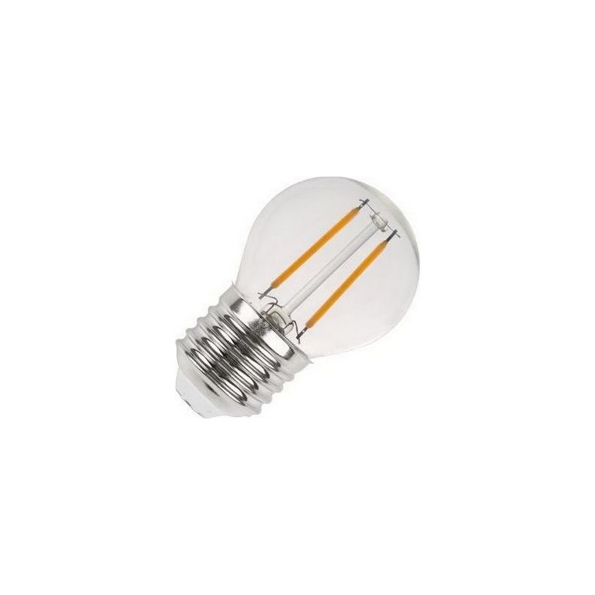 LED glödlampa FILAMENT G45 E27/2W/230V 3000K