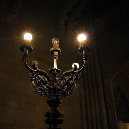 LED glödlampa FILAMENT G45 E27/6W/230V 4000K