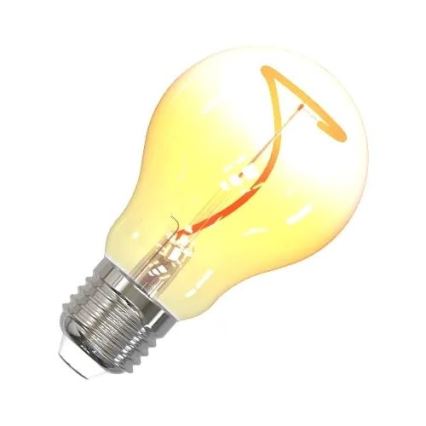 LED glödlampa FILAMENT SHAPE A60 E27/4W/230V 1800K gul