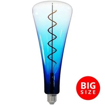 LED glödlampa FILAMENT SHAPE T110 E27/5W/230V 1800K blå