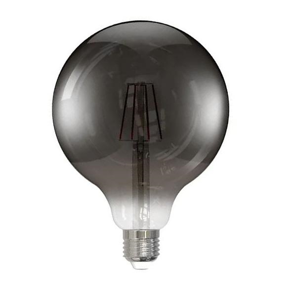 LED glödlampa FILAMENT SMOKE G125 E27/4W/230V 2000K