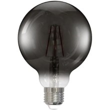LED glödlampa FILAMENT SMOKE G95 E27/4W/230V 2000K