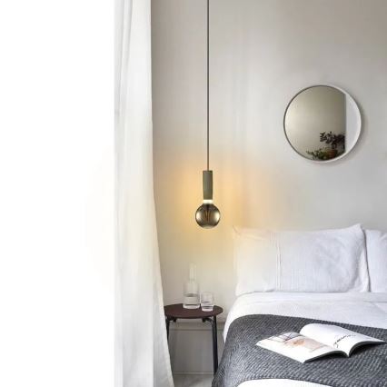 LED glödlampa FILAMENT SMOKE G95 E27/4W/230V 2000K