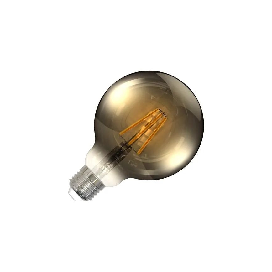 LED glödlampa FILAMENT SMOKE G95 E27/4W/230V 2000K
