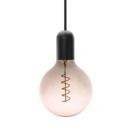 LED glödlampa FILAMENT SPIRAL G125 E27/4W/230V 2000K grå/rosa