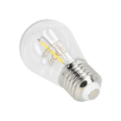 LED glödlampa FILAMENT ST45 E27/1W/230V 2700K