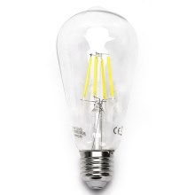 LED glödlampa FILAMENT ST64 E27/6W/230V 6500K - Aigostar