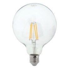 LED glödlampa FILAMENT VINTAGE G125 E27/10W/230V 2700K