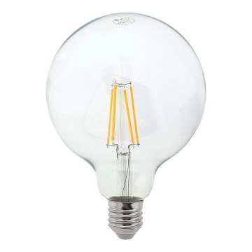 LED glödlampa FILAMENT VINTAGE G125 E27/10W/230V 2700K