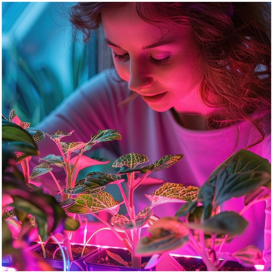 LED Glödlampa för växttillväxt PLANTY E27/40W/230V 1200K