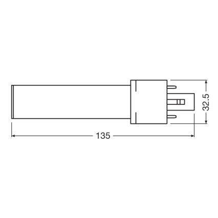LED glödlampa G23/3,5W/230V 4000K - Osram