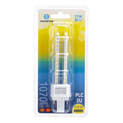 LED glödlampa G24D-3/11W/230V 4000K - Aigostar