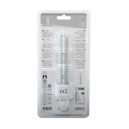 LED glödlampa G24D-3/12W/230V 6500K - Aigostar