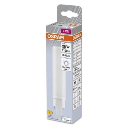 LED glödlampa G24q-3/10W/230V 4000K - Osram