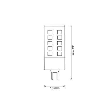LED glödlampa  G4/3W/12V 6500K
