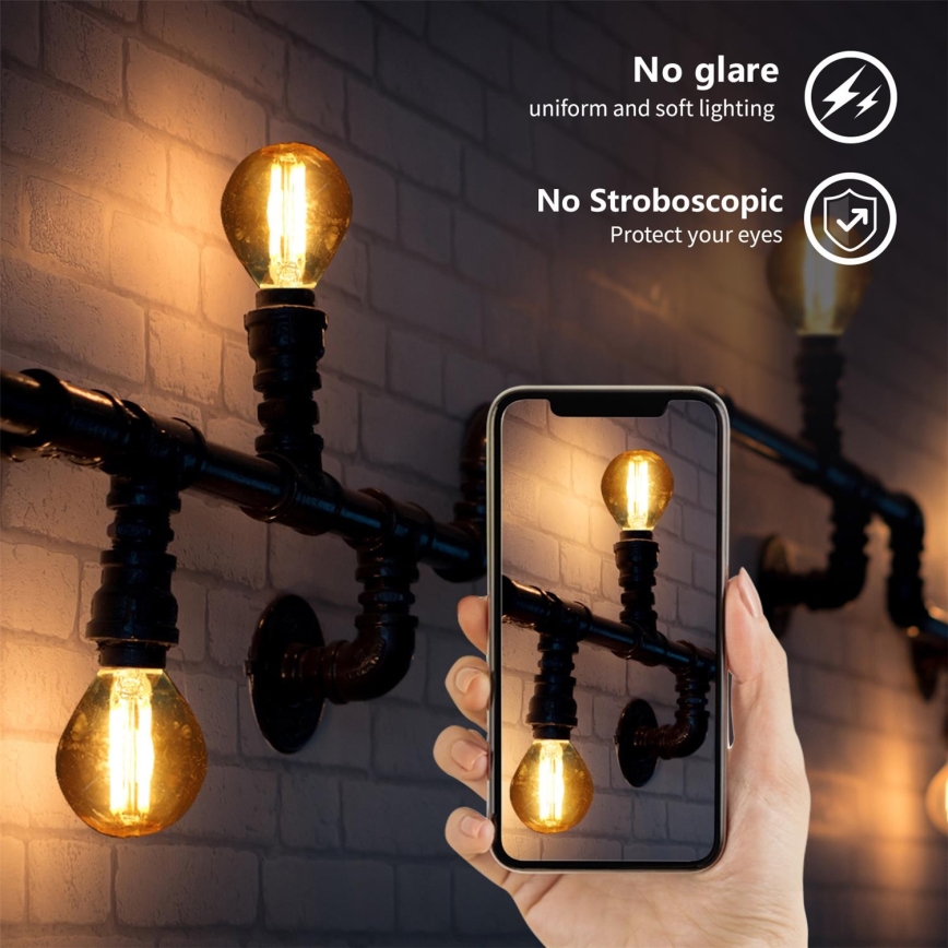 LED glödlampa G45 E14/4W/230V 2200K - Aigostar