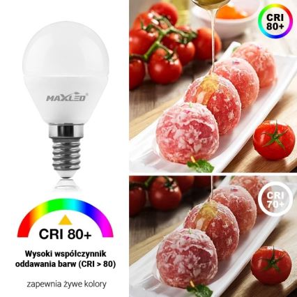 LED glödlampa G45 E14/7W/230V 4000K