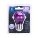 LED Glödlampa G45 E27/4W/230V lila- Aigostar