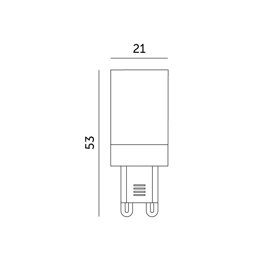 LED glödlampa G9/3W/230V 3000K 100°