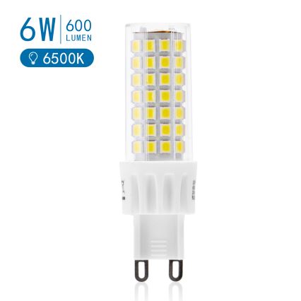 LED glödlampa G9/6W/230V 6500K - Aigostar