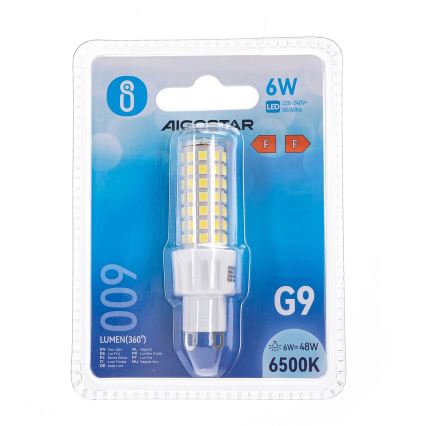 LED glödlampa G9/6W/230V 6500K - Aigostar