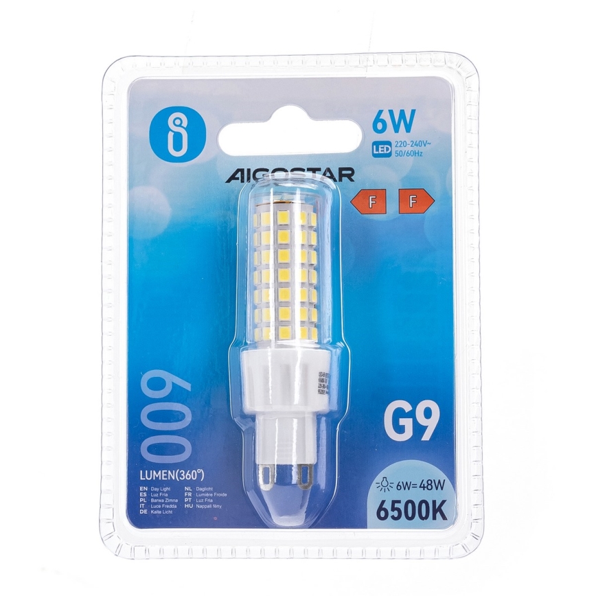 LED glödlampa G9/6W/230V 6500K - Aigostar
