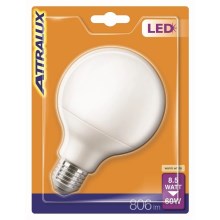 LED glödlampa G95 E27/8,5W/230V 2700K - Attralux