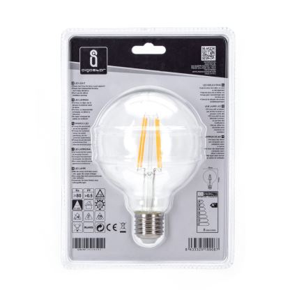 LED glödlampa G95 E27/8W/230V 2700K - Aigostar
