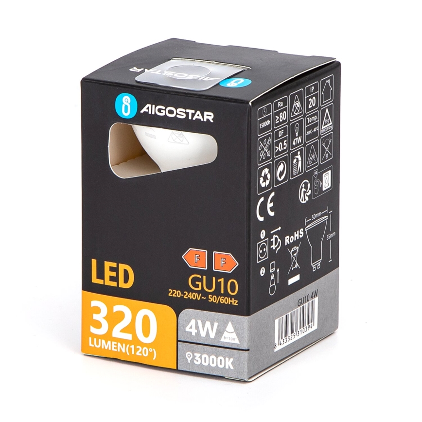 LED glödlampa GU10/4W/230V 3000K - Aigostar