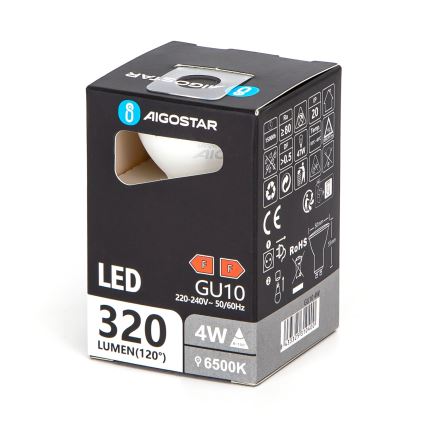 LED glödlampa GU10/4W/230V 6500K - Aigostar