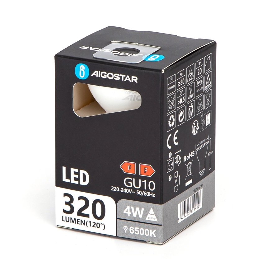 LED glödlampa GU10/4W/230V 6500K - Aigostar