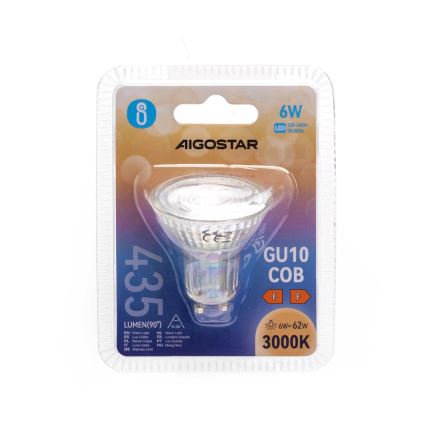 LED glödlampa GU10/6W/230V 3000K - Aigostar