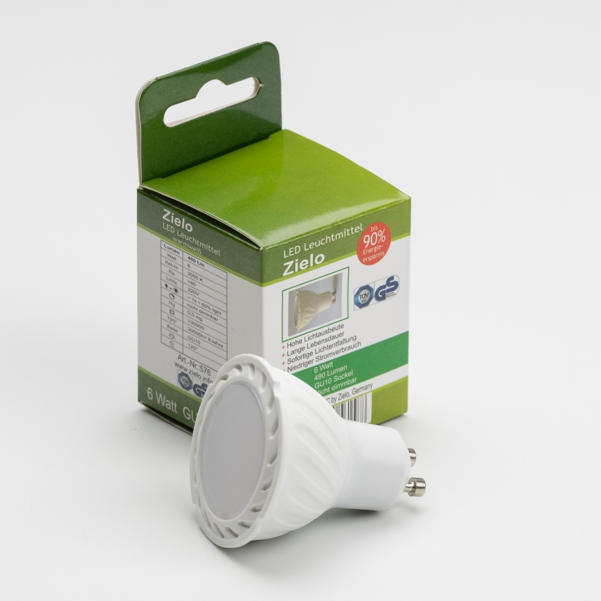 LED glödlampa GU10/6W/230V 3000K