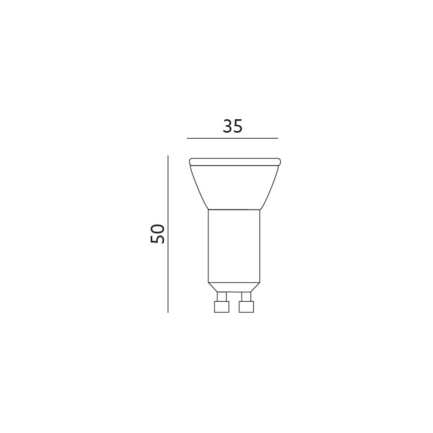 LED glödlampa  GU10-MR11/4W/230V 3000K